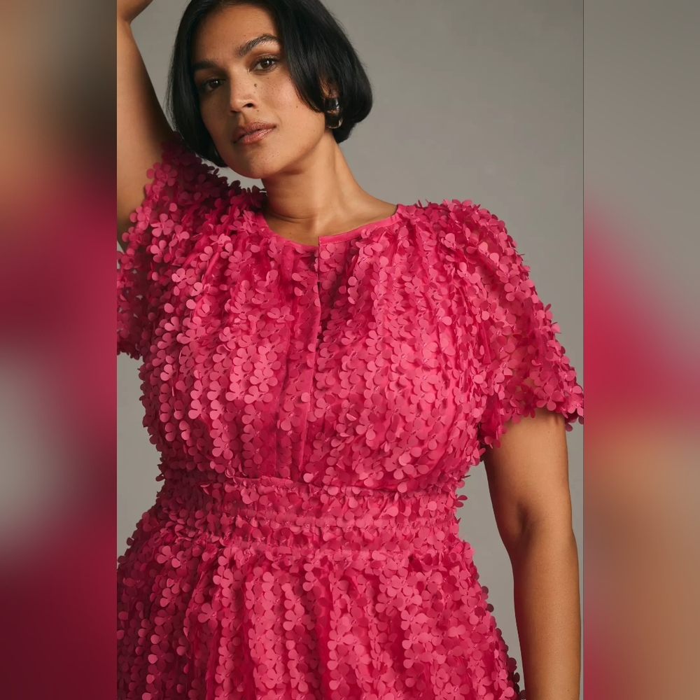 anthroplogie | The Somerset Mini Dress: Floral Appliqué Edition - Picture 2 of 10